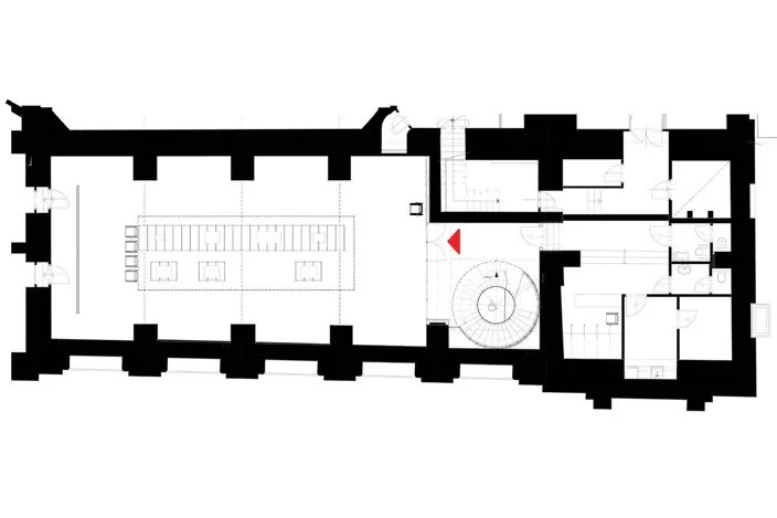 výstava Historie a rekonstrukce paláce Rytířská — výkres 09