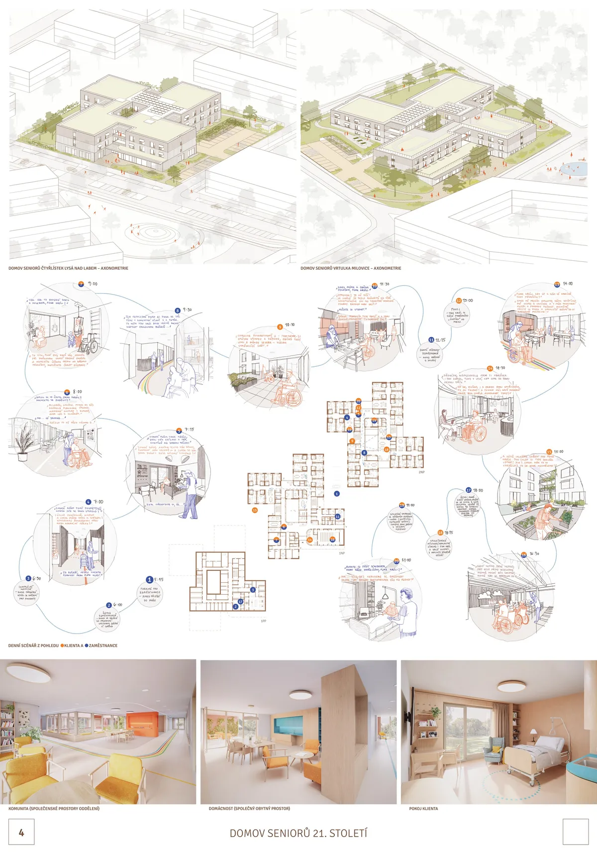 domov seniorů 21. století — vizualizace 04