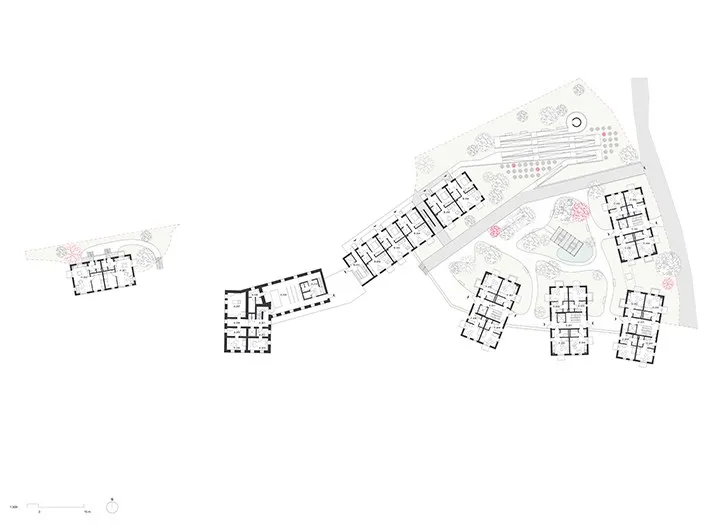 seniorské centrum Šatovka — výkres 11, 2. NP