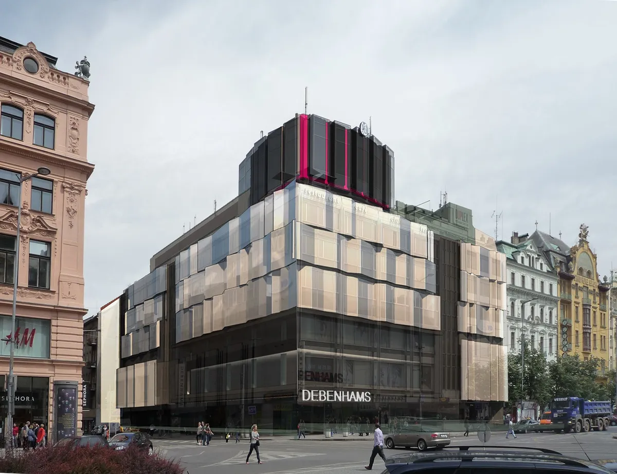 Debenhams — vizualizace 01