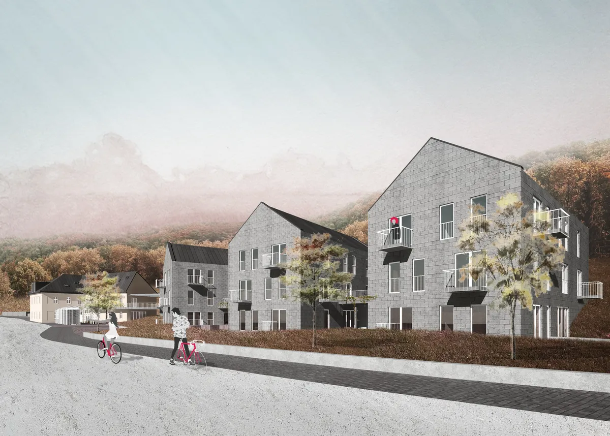 seniorské centrum Šatovka — vizualizace 04, ulice