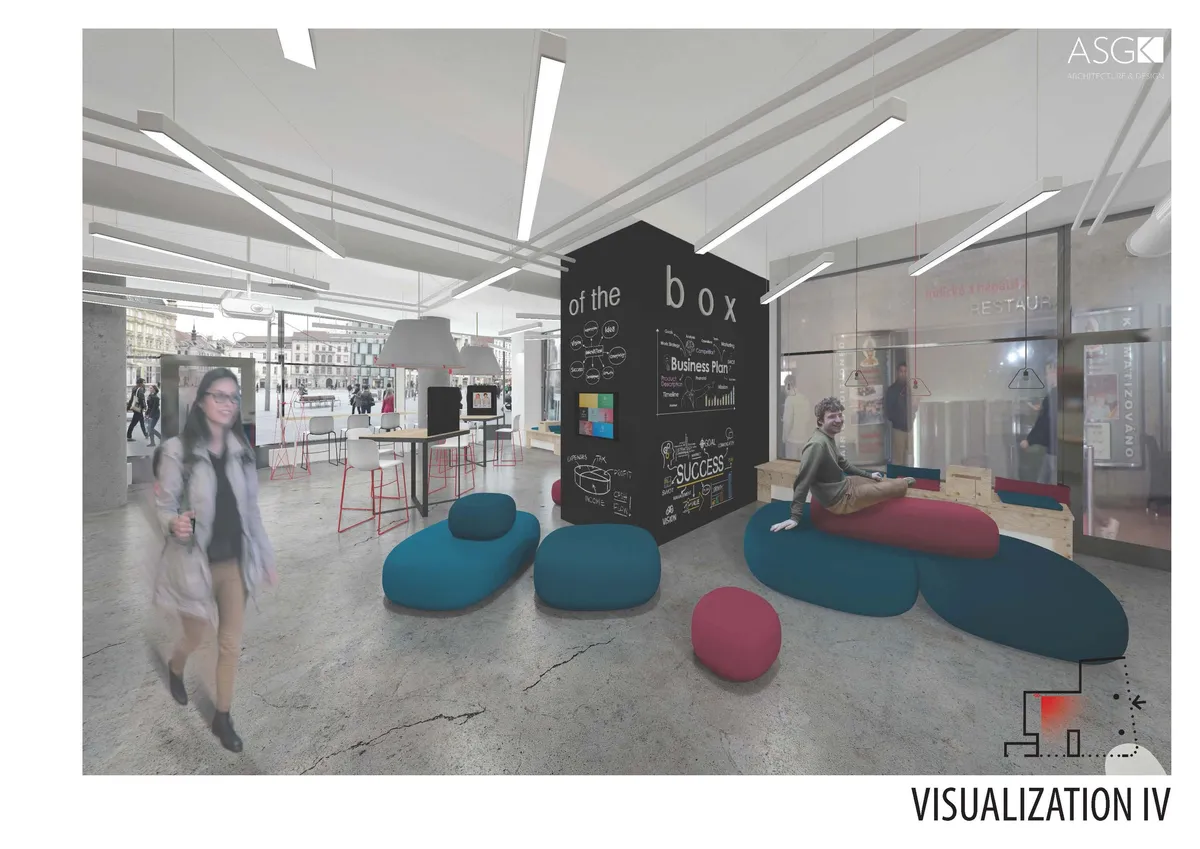 KB studentská pobočka — vizualizace 10