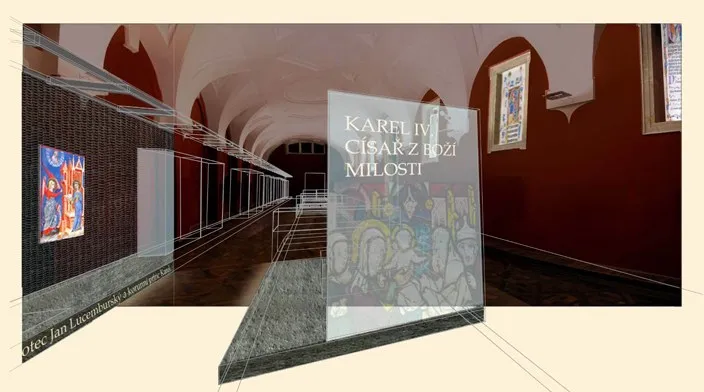 výstava Karel IV. císař z boží milosti — vizualizace 03